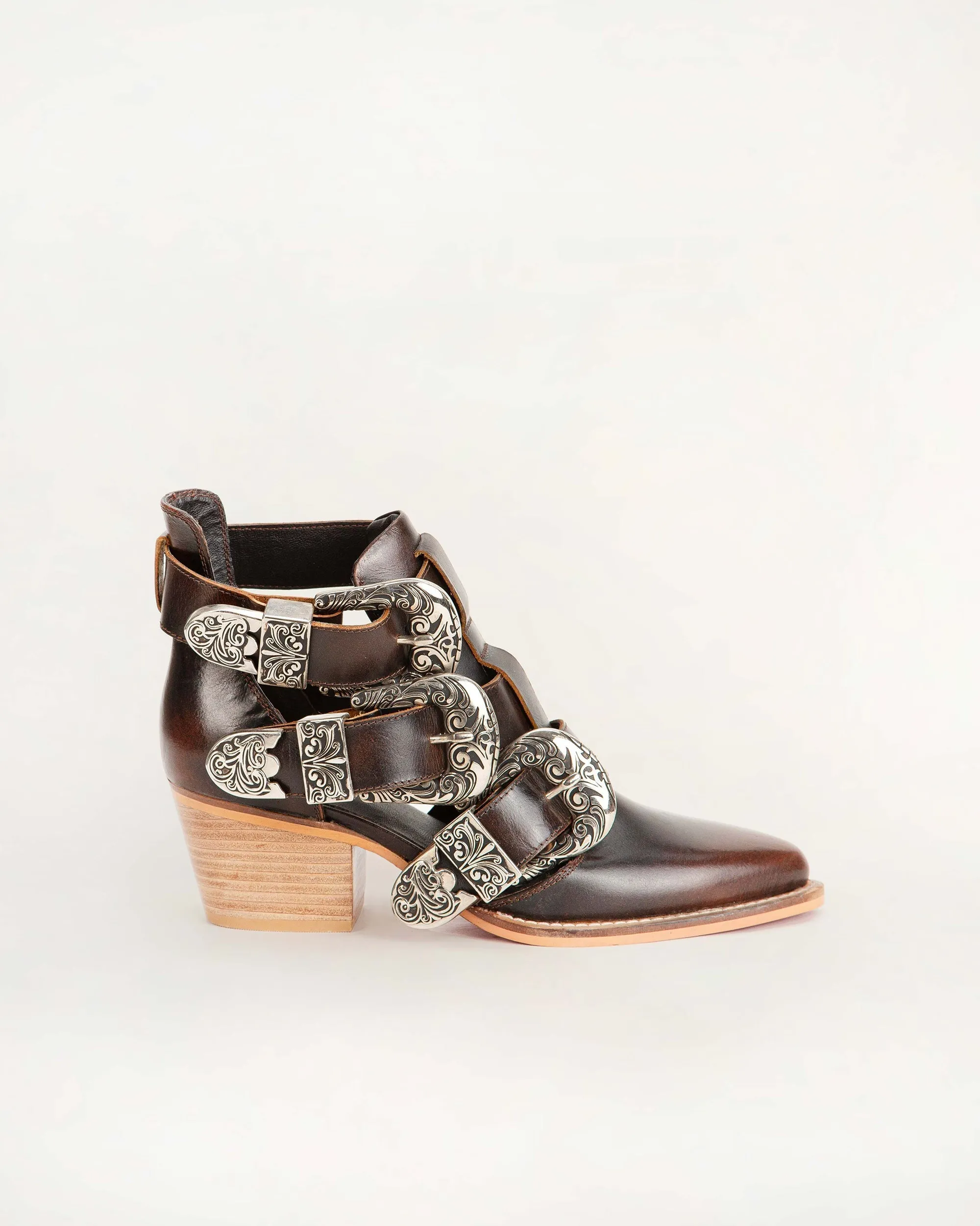 Loyal West Rodeo Ankle Bootie In Calfskin sold by Myra Bag product image thumbnail 4