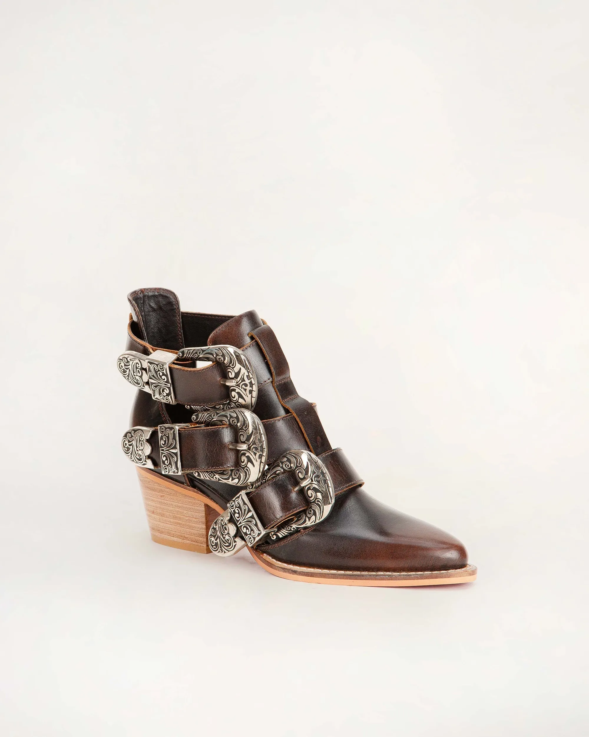 Loyal West Rodeo Ankle Bootie In Calfskin sold by Myra Bag product image thumbnail 3