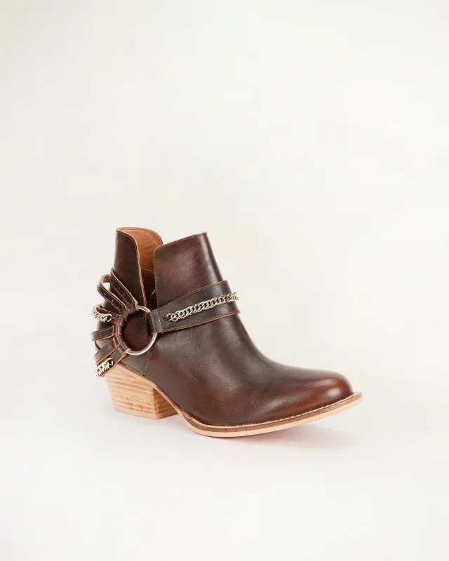 Loyal West Raven Canyon Booties In Calfskin sold by Myra Bag