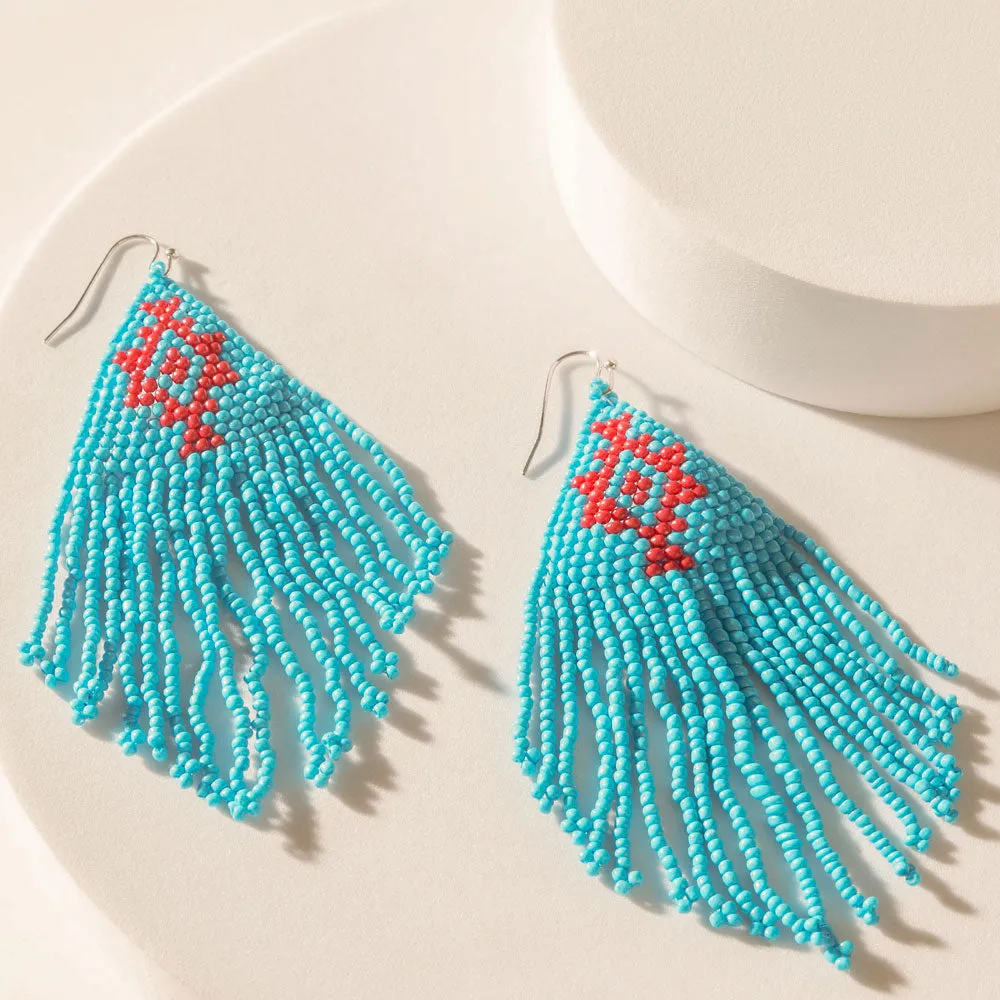 Mesa Crossroads Earrings in Electric Blue sold by Myra Bag product image thumbnail 2