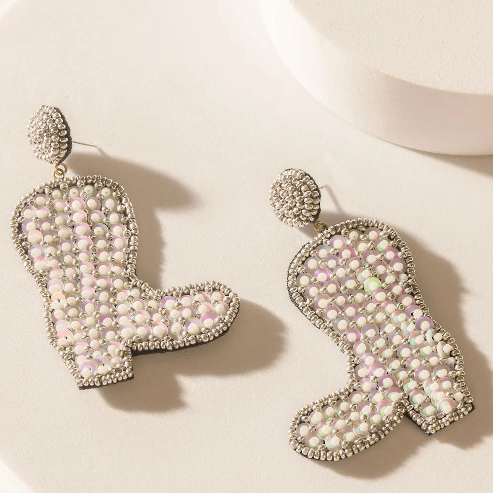 Starlight Rodeo Earrings in Pearl White sold by Myra Bag product image thumbnail 2