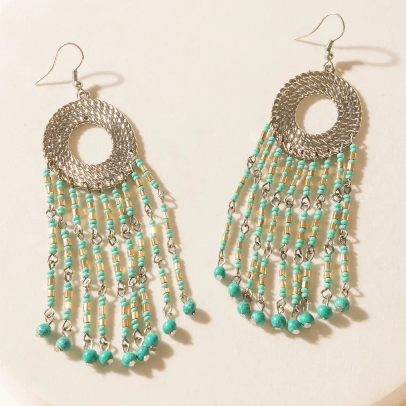 Desert Jewel Earrings in Golden Sage sold by Myra Bag