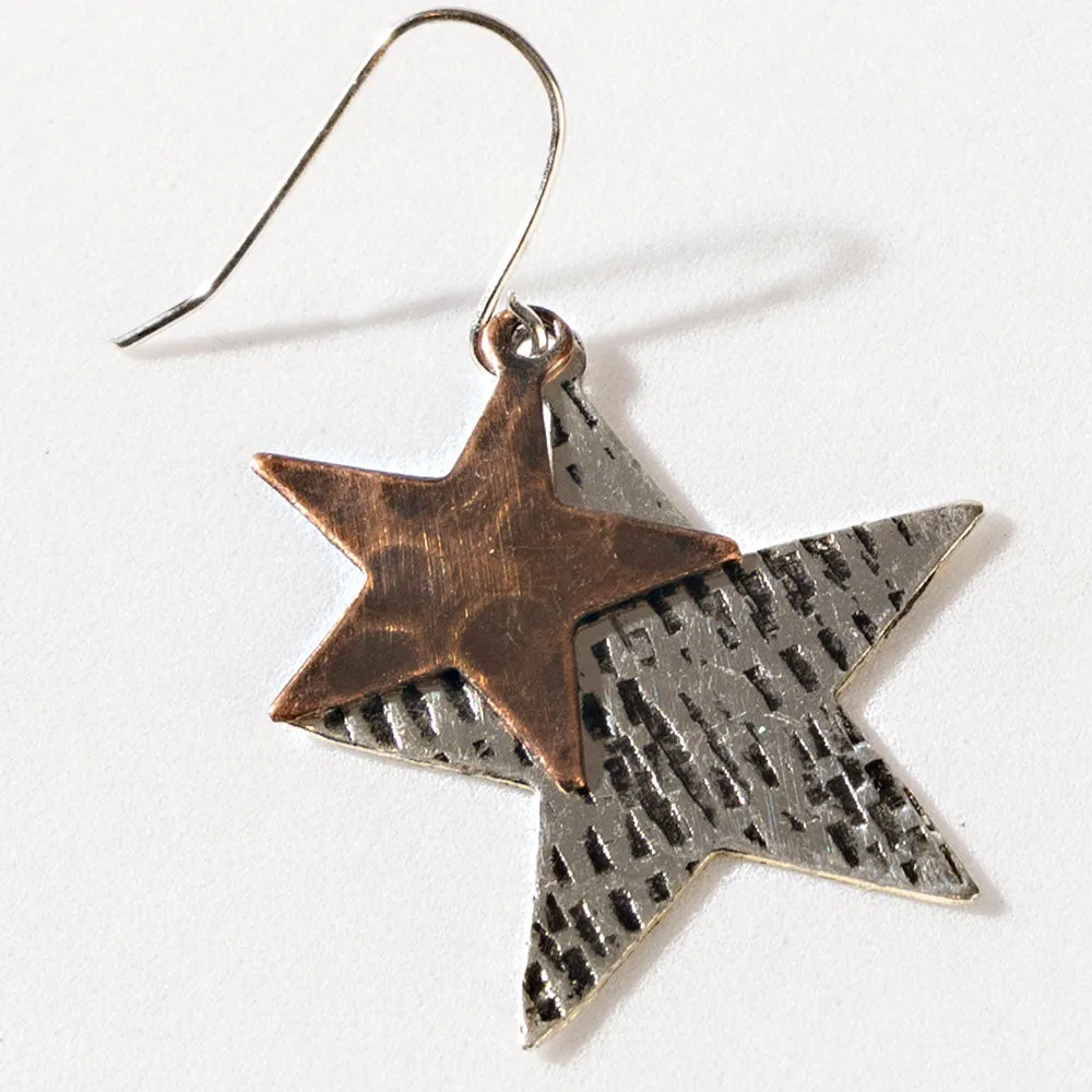 Nova Glimmer Earrings in Moon Silver sold by Myra Bag product image thumbnail 2