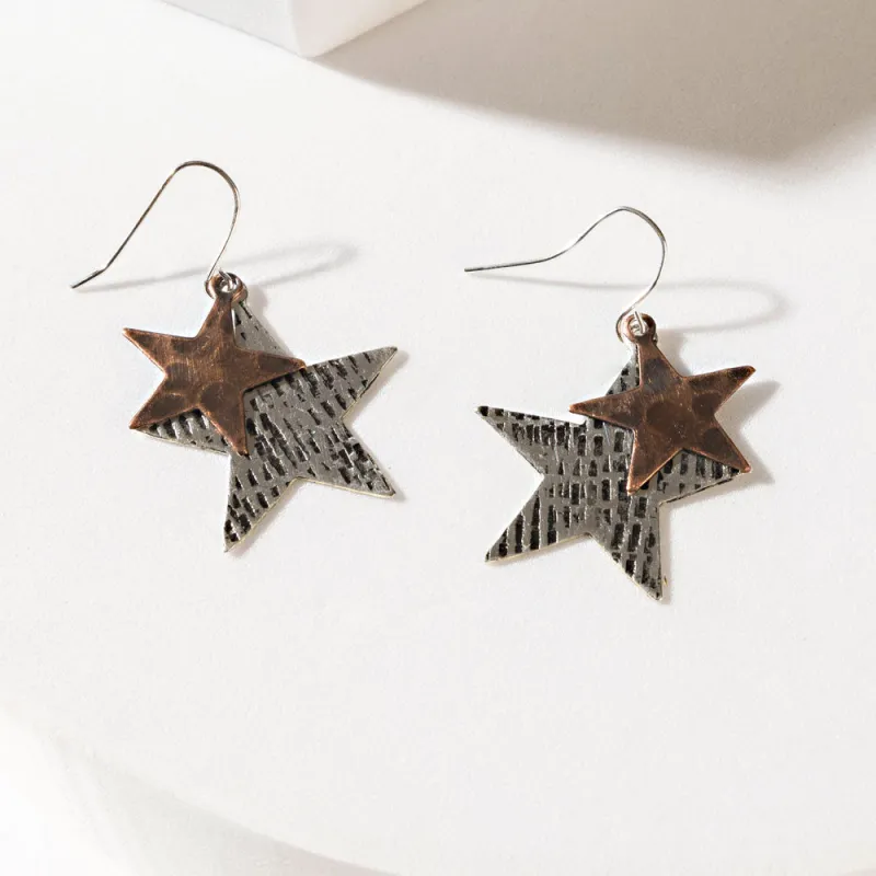 Nova Glimmer Earrings in Moon Silver sold by Myra Bag