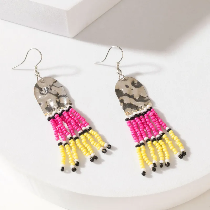 Wild Vaquero Earrings in Rodeo Pink sold by Myra Bag