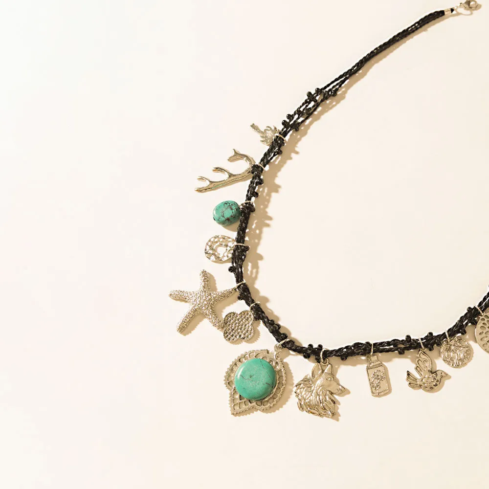 Explorer's Tale Charm Necklace sold by Myra Bag product image thumbnail 5