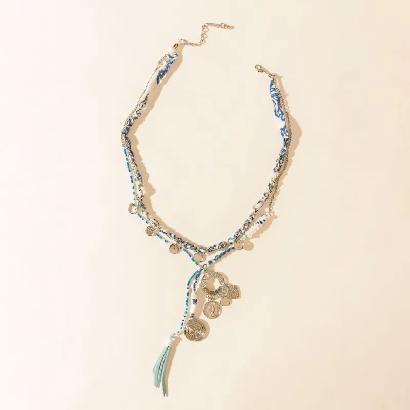 The Time of Charms Necklace sold by Myra Bag