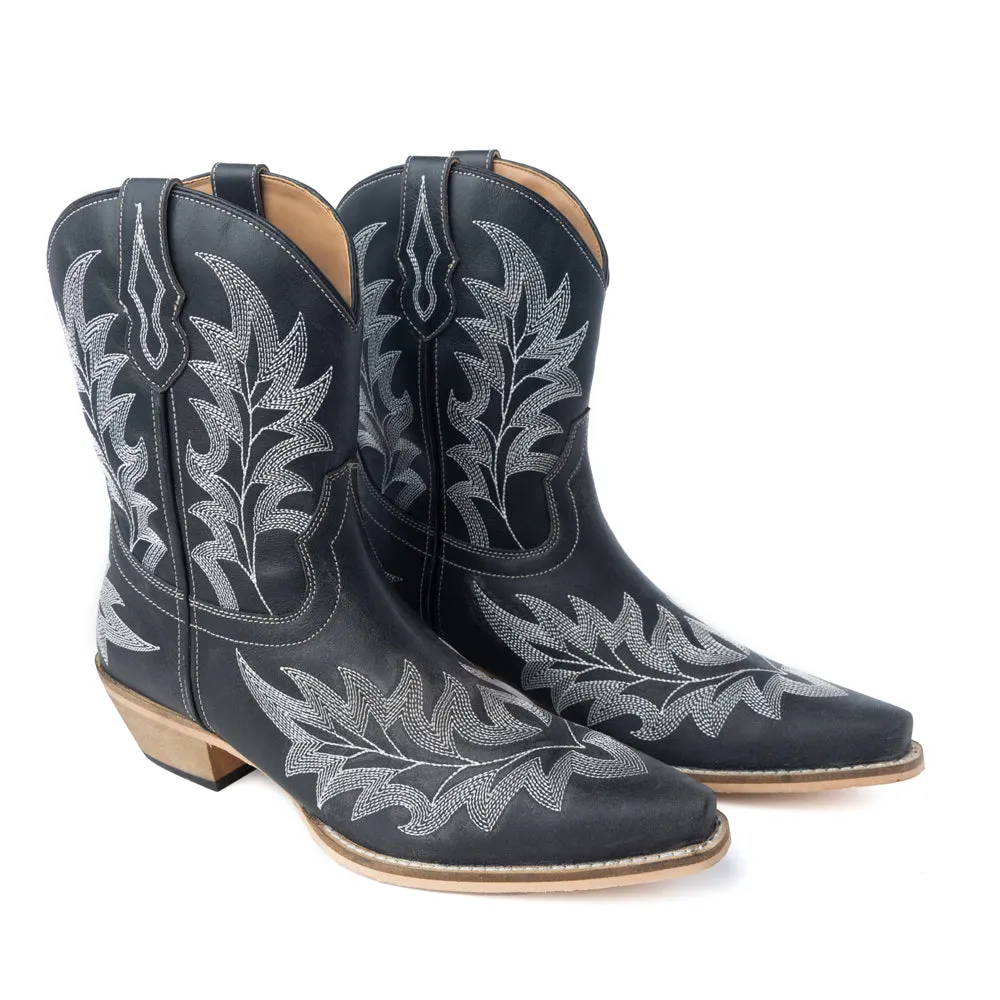 Desert Pearl Ankle Boots in Coal Black sold by Myra Bag product image thumbnail 3