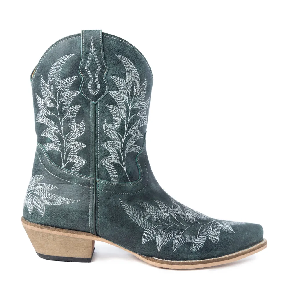 Desert Pearl Ankle Boots in Smoke sold by Myra Bag