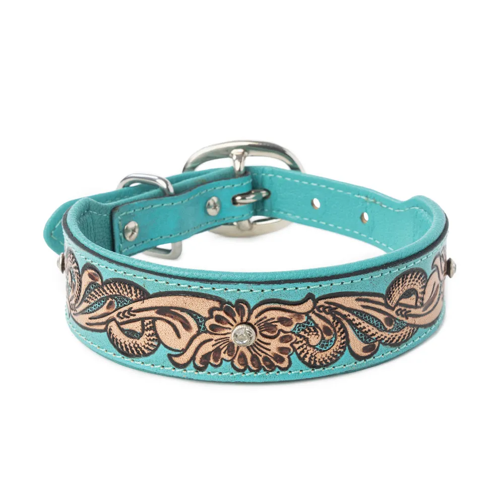 Turquoise Sky Southwest Dog Collar in Turquoise sold by Myra Bag product image thumbnail 2