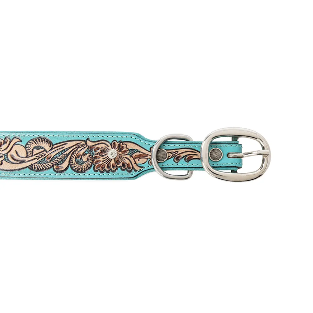 Turquoise Sky Southwest Dog Collar in Turquoise sold by Myra Bag product image thumbnail 4