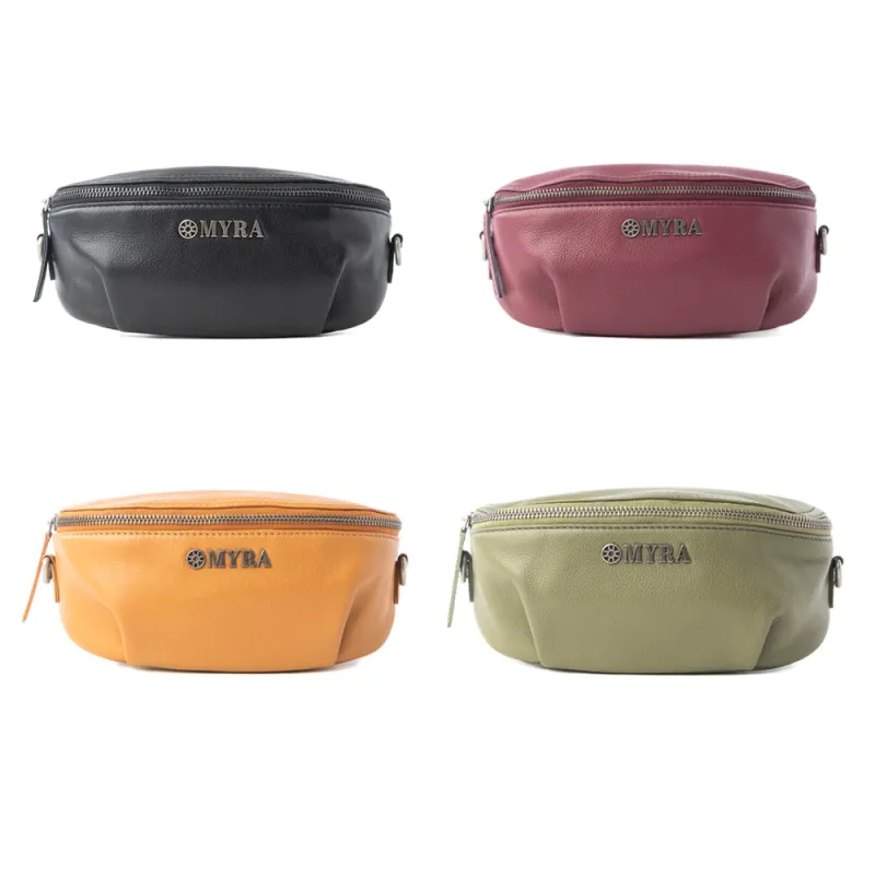 Wild Plum Range Leather Fanny Pack Variant Combo sold by Myra Bag