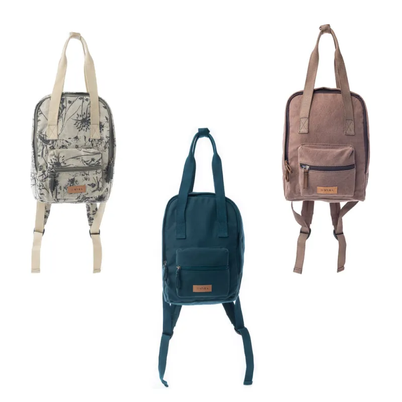 Summit Blue Cotton Backpack Variant Combo made by Myra Bag