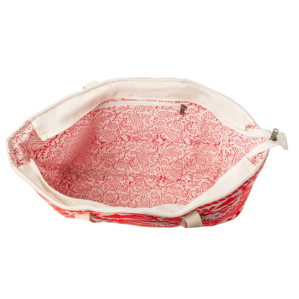 Crimson Caravan Weekender Bag Variant Combo sold by Myra Bag product image thumbnail 5