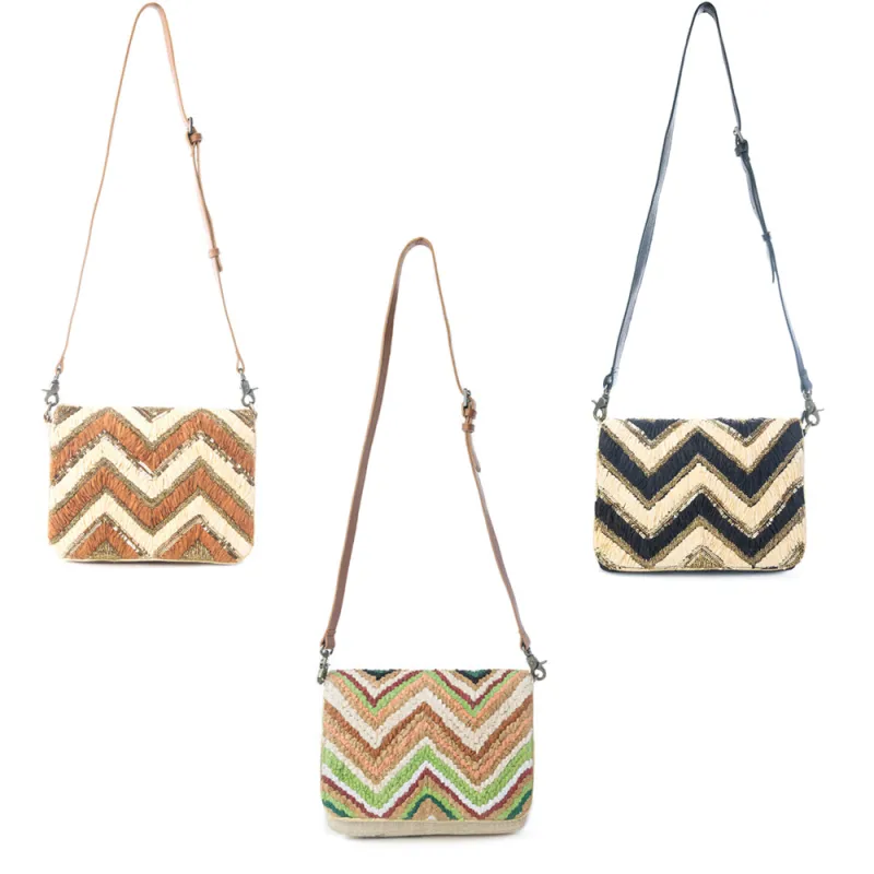 Chevron Valley Crossbody Bag Variant Combo sold by Myra Bag