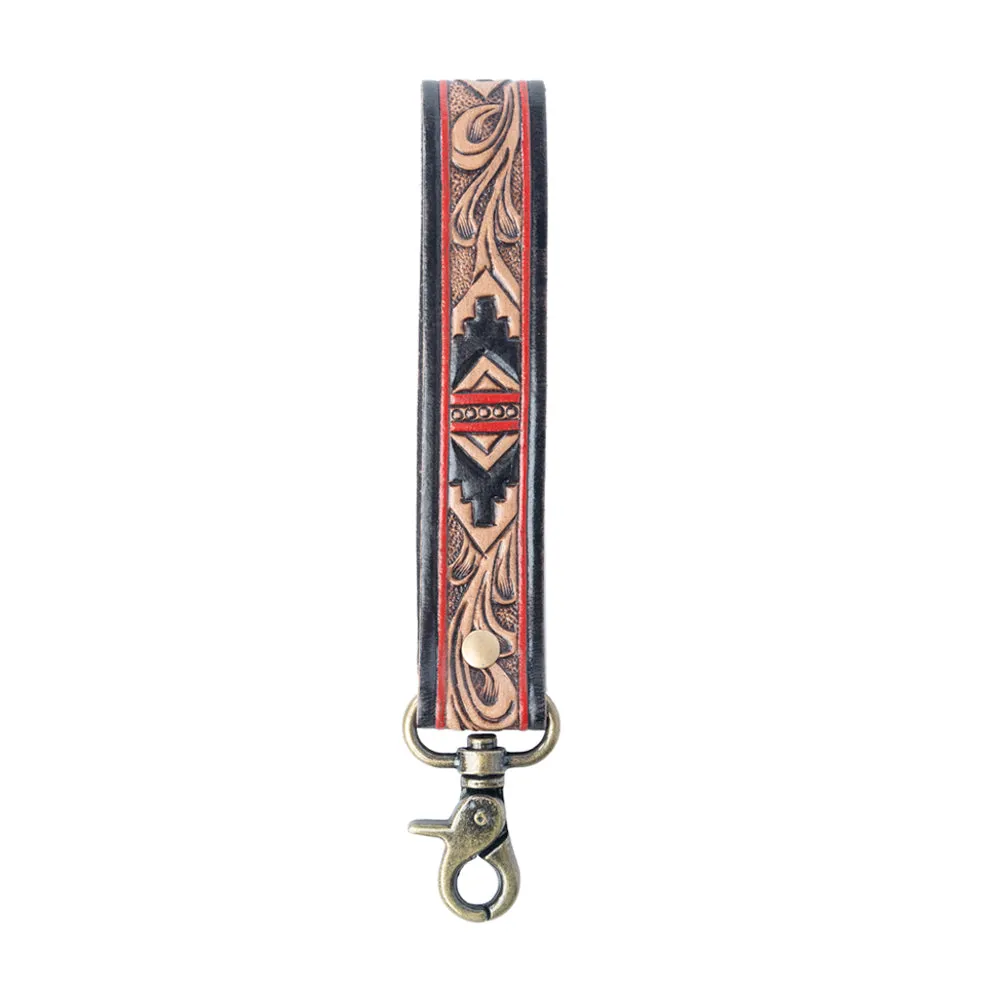 Spirit Stone Handtooled Leather Keyfob Variant Combo sold by Myra Bag product image thumbnail 4