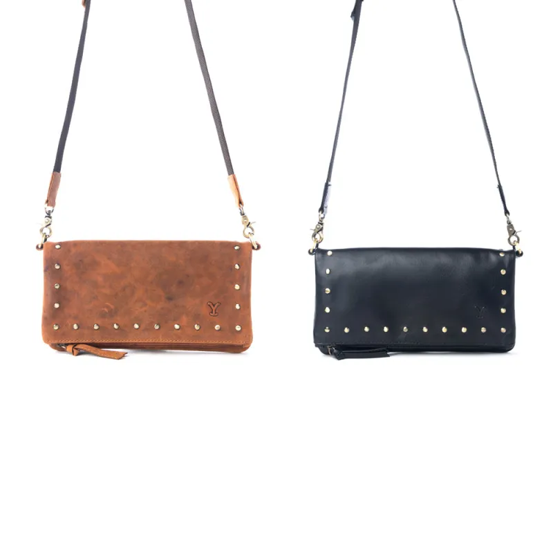 Yellowstone Palisade Clutch Bag with Rivets Variant Combo sold by Myra Bag
