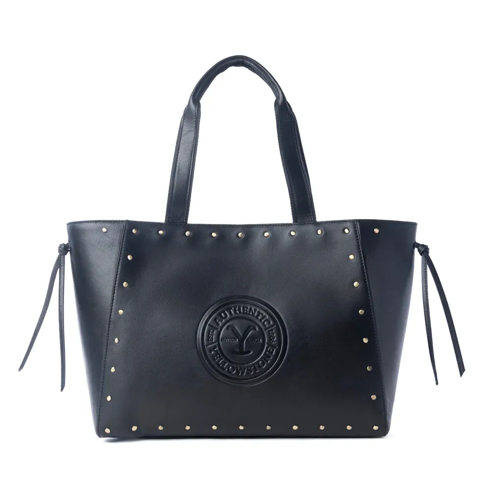 Yellowstone Legacy Studded Leather Tote Variant Combo sold by Myra Bag product image thumbnail 2