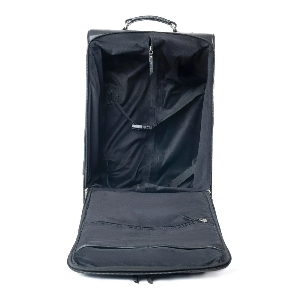 Prairie Shadow Handtooled Hairon Leather Trolley in Stallion Noir sold by Myra Bag product image thumbnail 4