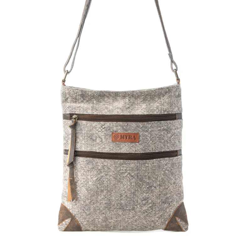 Dustveil Trail Shoulder Bag in Misty Sandstone sold by Myra Bag