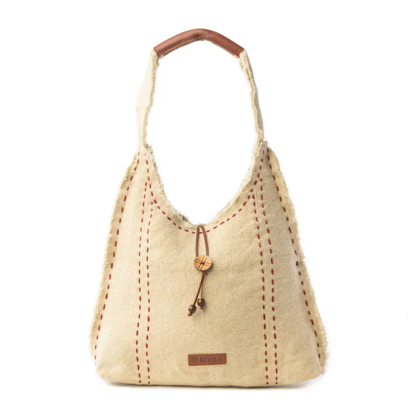 Desert Loom Shoulder Bag in Harvest Yellow sold by Myra Bag