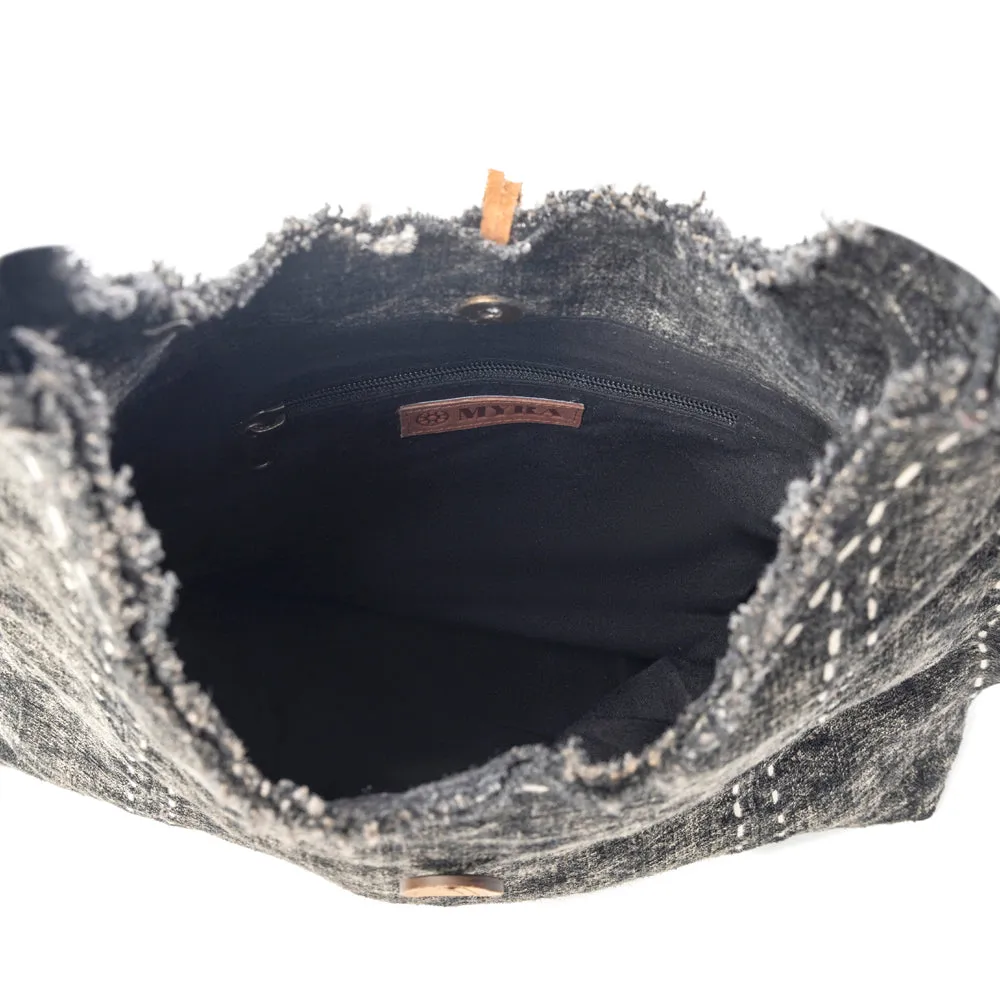 Ravencliff Shoulder Bag in Midnight Stitch sold by Myra Bag product image thumbnail 4