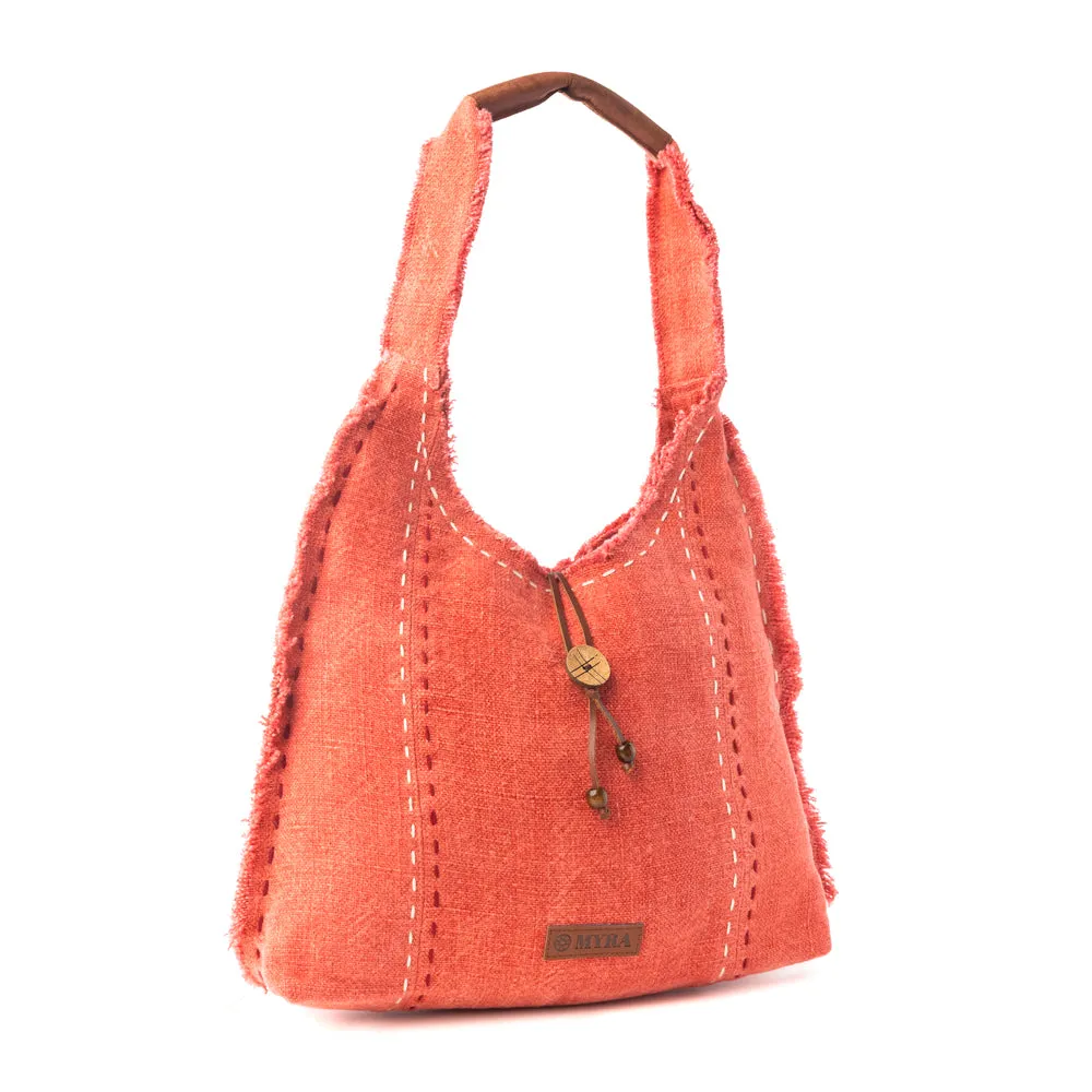 Wild Scarlet Shoulder Bag in Desert Hibiscus sold by Myra Bag product image thumbnail 2