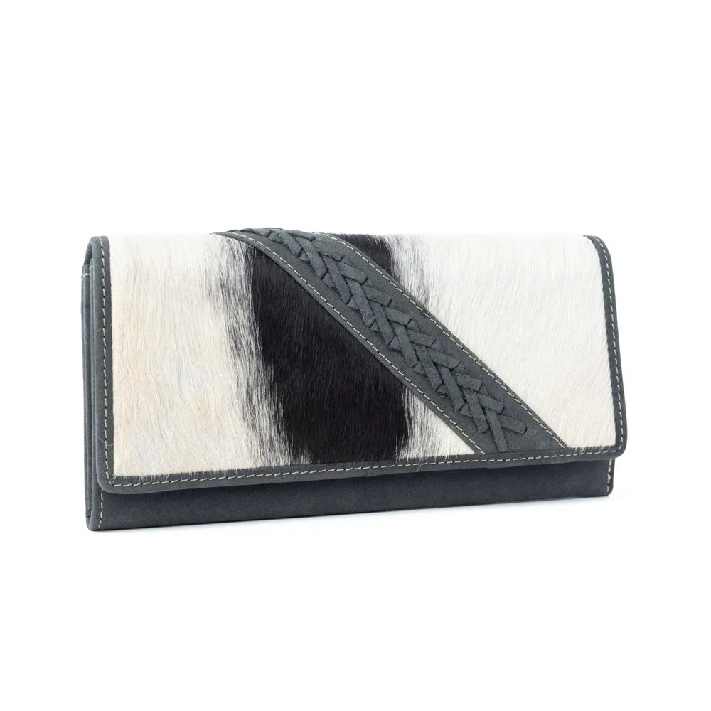 High Noon Eclipse Hairon Leather Wallet in Moonlight Ivory sold by Myra Bag product image thumbnail 2