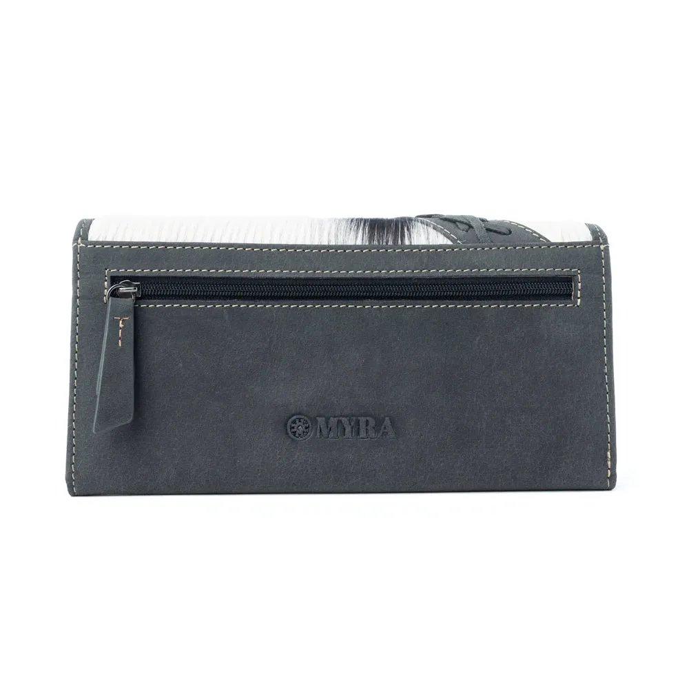 High Noon Eclipse Hairon Leather Wallet in Moonlight Ivory sold by Myra Bag product image thumbnail 3