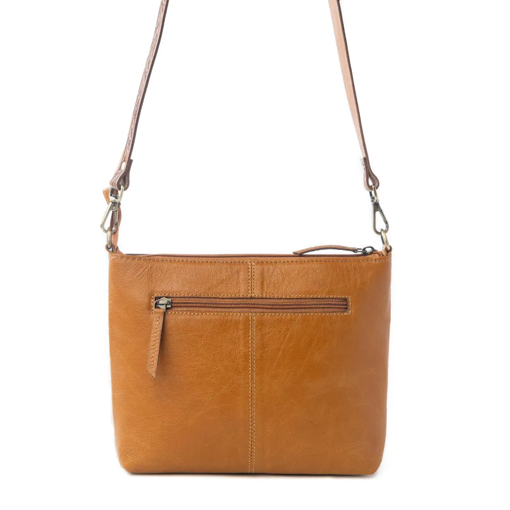 Sienna Grace Handtooled Hairon Leather Bag in Western Copper sold by Myra Bag product image thumbnail 3