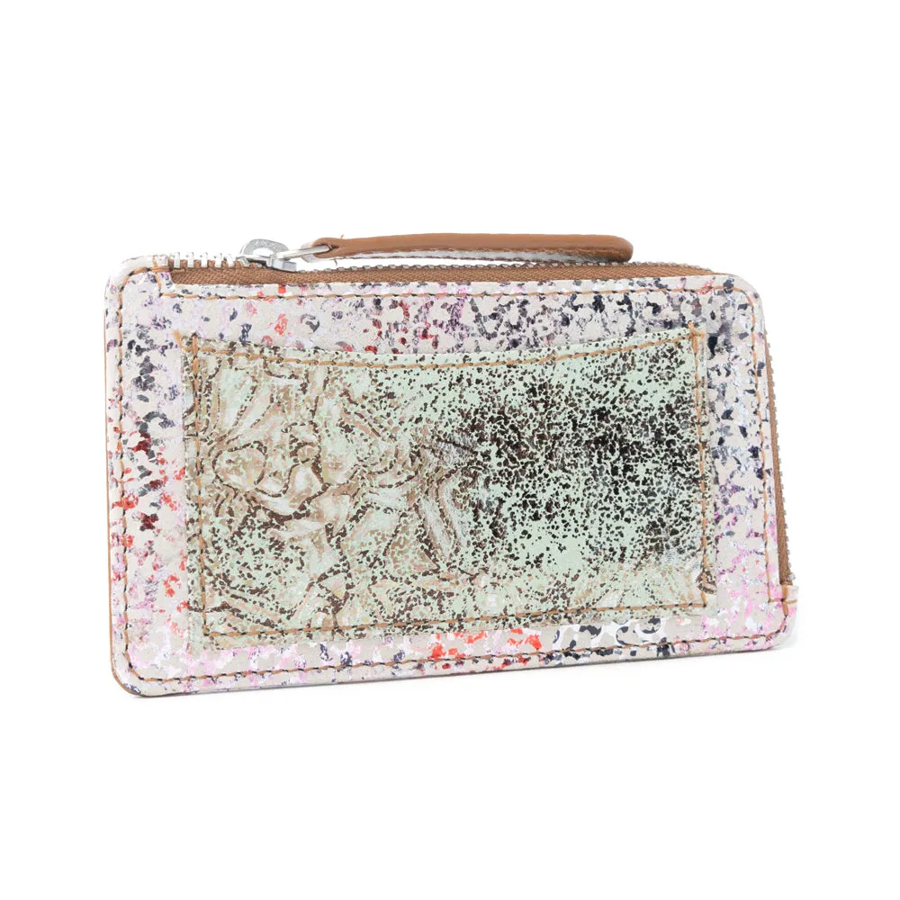 Oasis Gleam Leather Wallet in Sapphire Snake Print sold by Myra Bag product image thumbnail 2