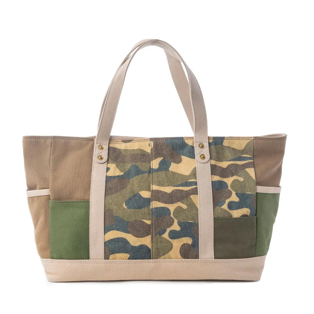 Ranger’s Day Shoulder Bag in Desert Camo Green sold by Myra Bag product image thumbnail 3
