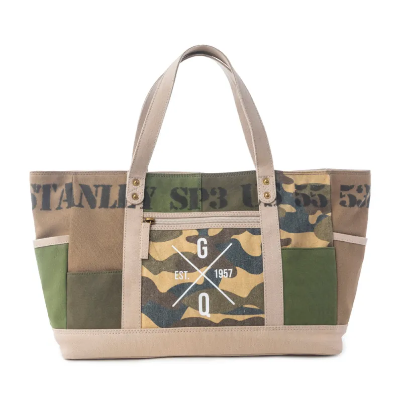 Ranger’s Day Shoulder Bag in Desert Camo Green made by Myra Bag