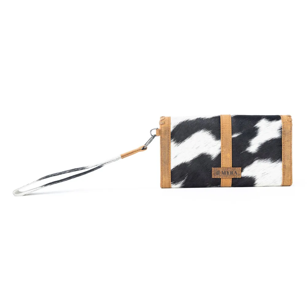 Monarch Hide Hairon Leather Wallet in Rustic Ivory sold by Myra Bag product image thumbnail 3