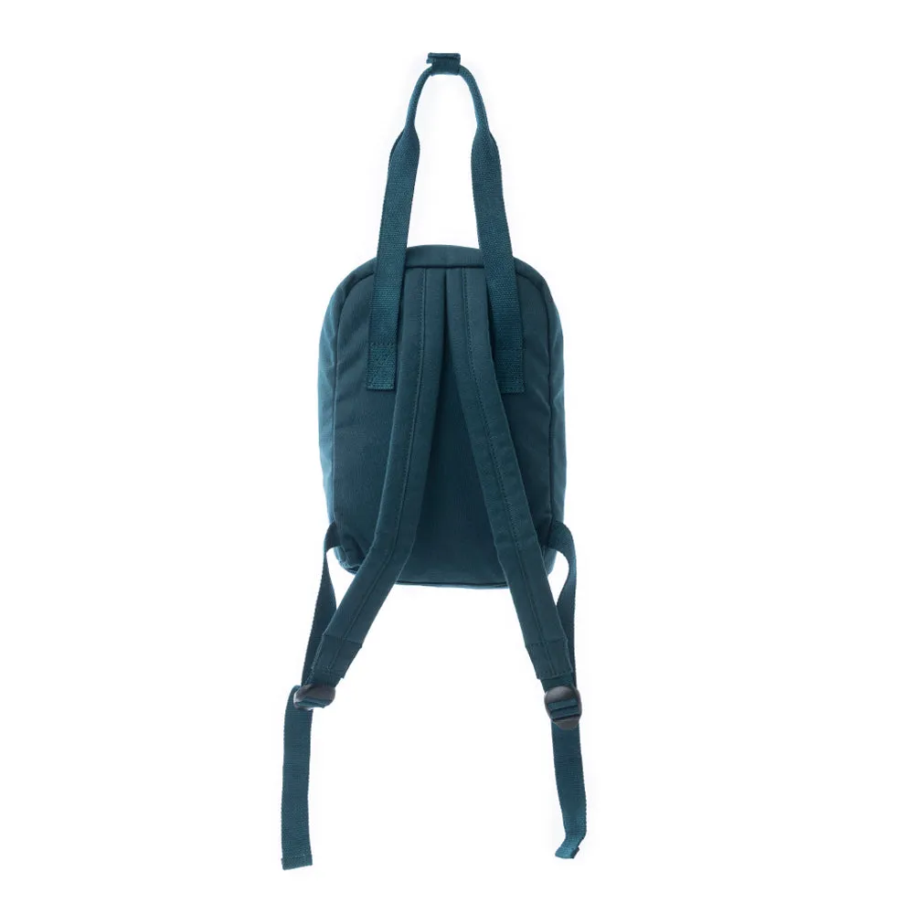 Summit Blue Cotton Backpack in Marine Blue sold by Myra Bag product image thumbnail 3