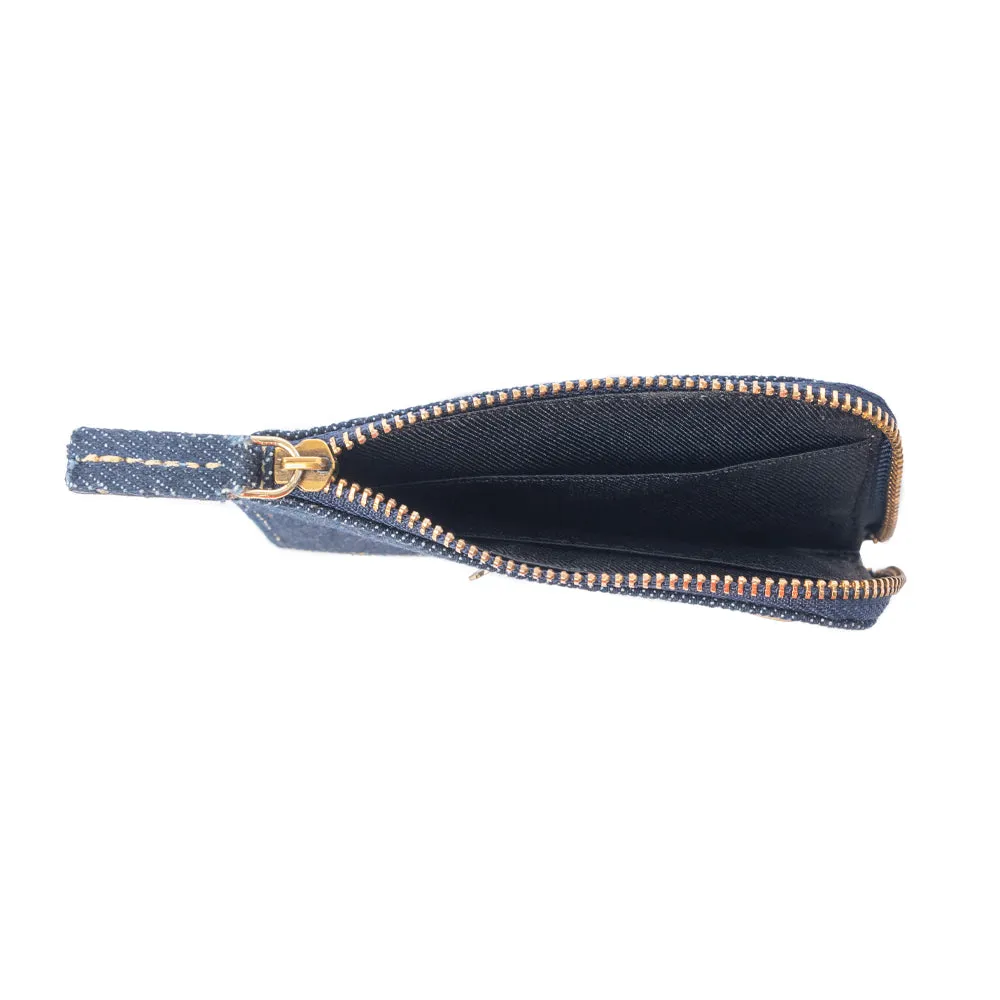 Nava Indigo Credit Card Holder in Vintage Denim sold by Myra Bag product image thumbnail 4