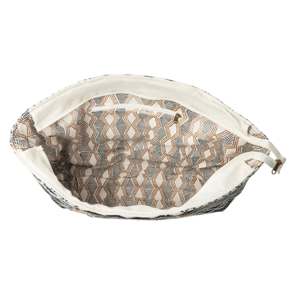 Nocturne Mesa Weekender Bag in Midnight Ivory sold by Myra Bag product image thumbnail 4