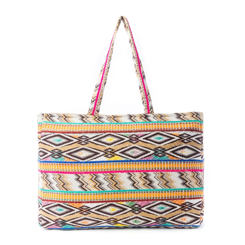 Heritage Sol Weekender Bag in Sunset Orange sold by Myra Bag product image thumbnail 3