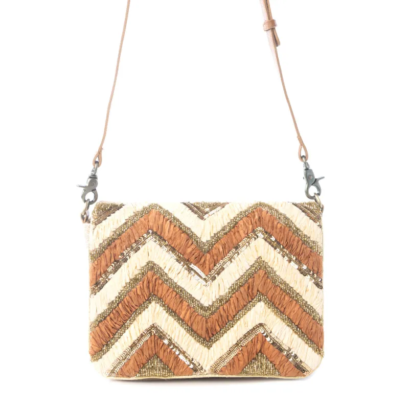 Sahara Sol Crossbody Bag in Radiant Topaz made by Myra Bag