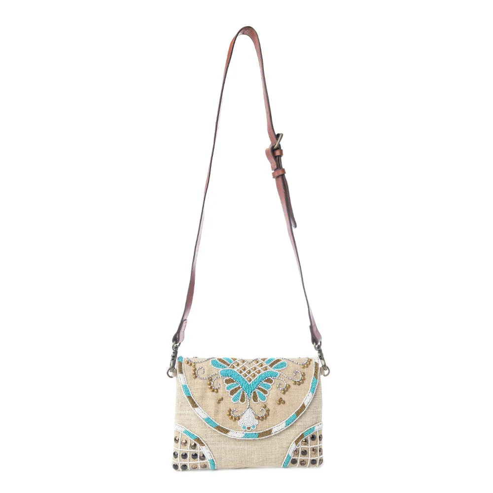 Desert Phoenix Crossbody Bag in Aqua Jewel sold by Myra Bag product image thumbnail 4