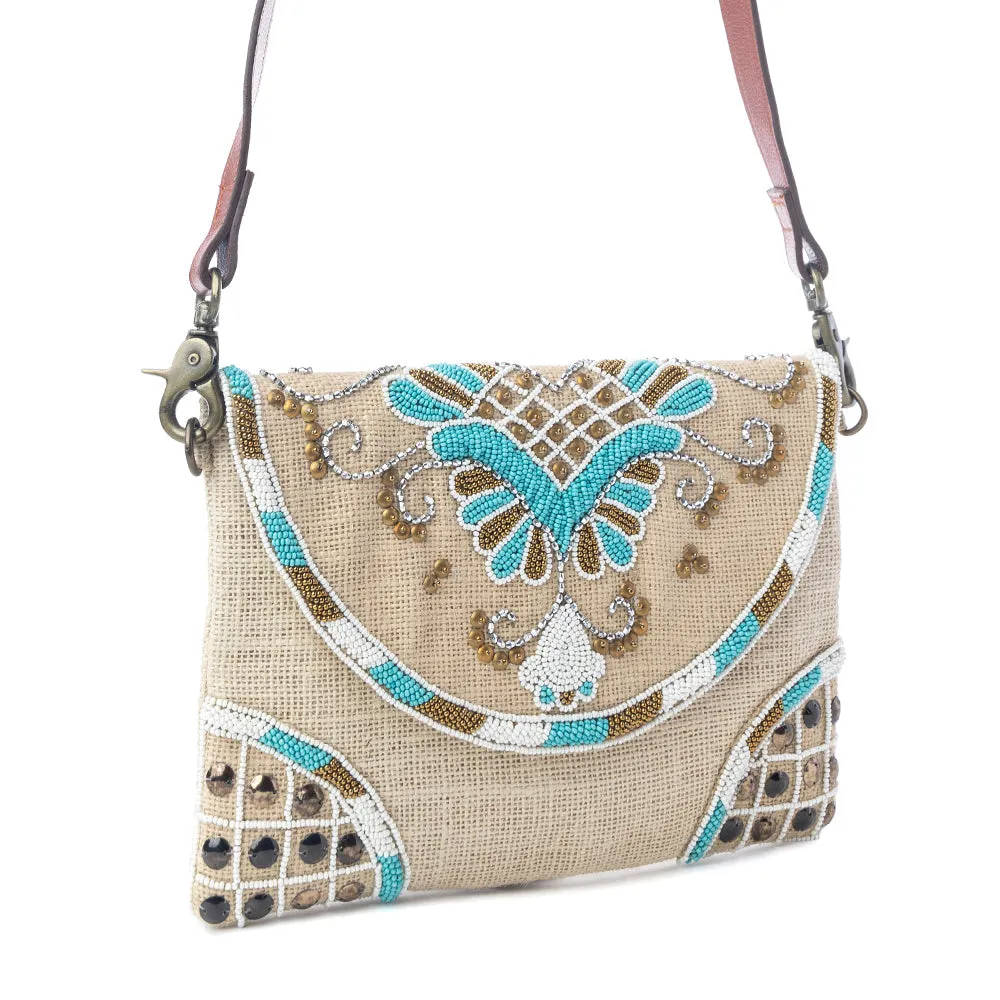 Desert Phoenix Crossbody Bag in Aqua Jewel sold by Myra Bag product image thumbnail 2