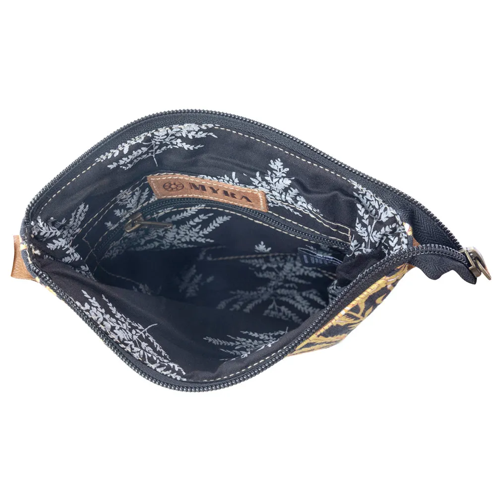 Sunlit Grove Crossbody Bag in Golden Noir sold by Myra Bag product image thumbnail 4