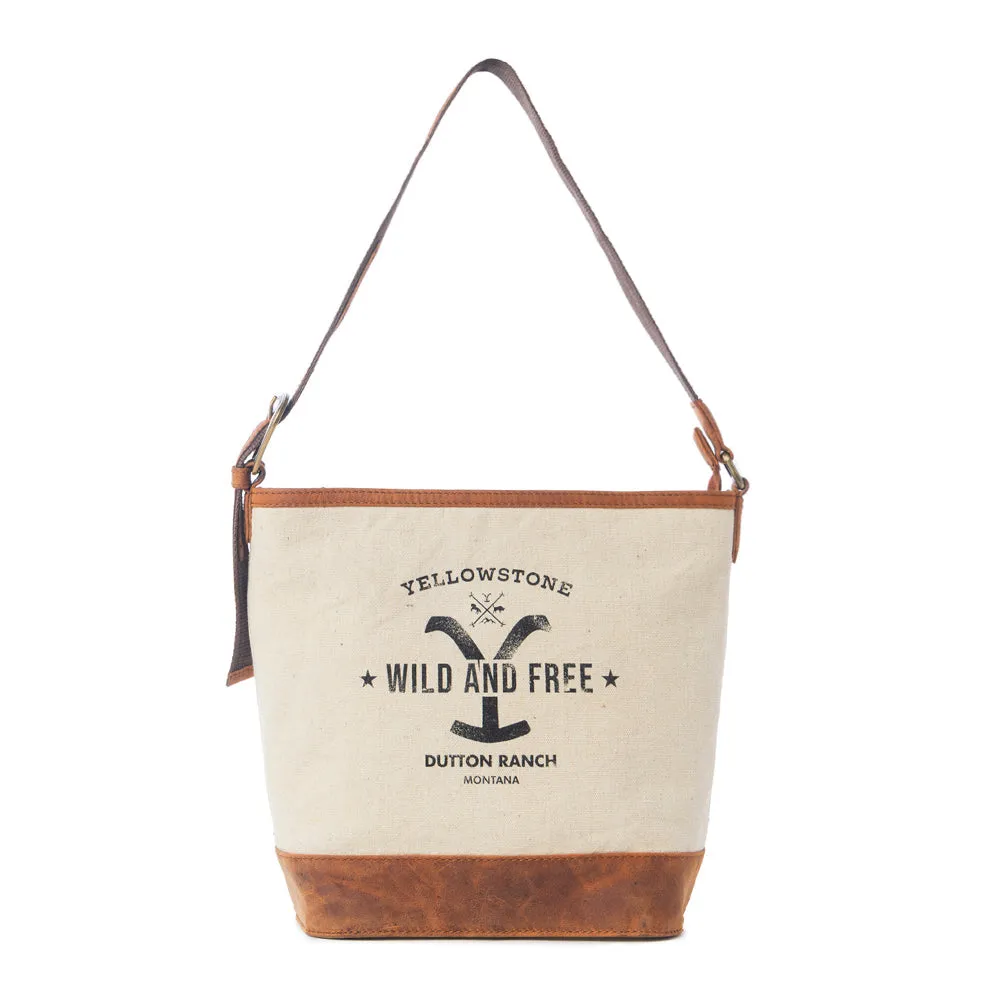 Yellowstone Ivory Dominion Shoulder Bag sold by Myra Bag