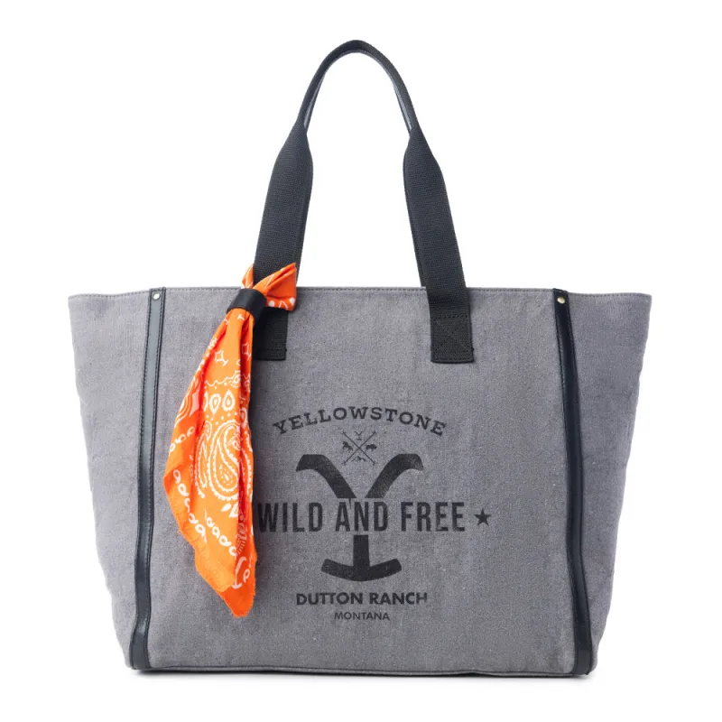 Yellowstone Ash Creek Weekender Bag with Scarf sold by Myra Bag