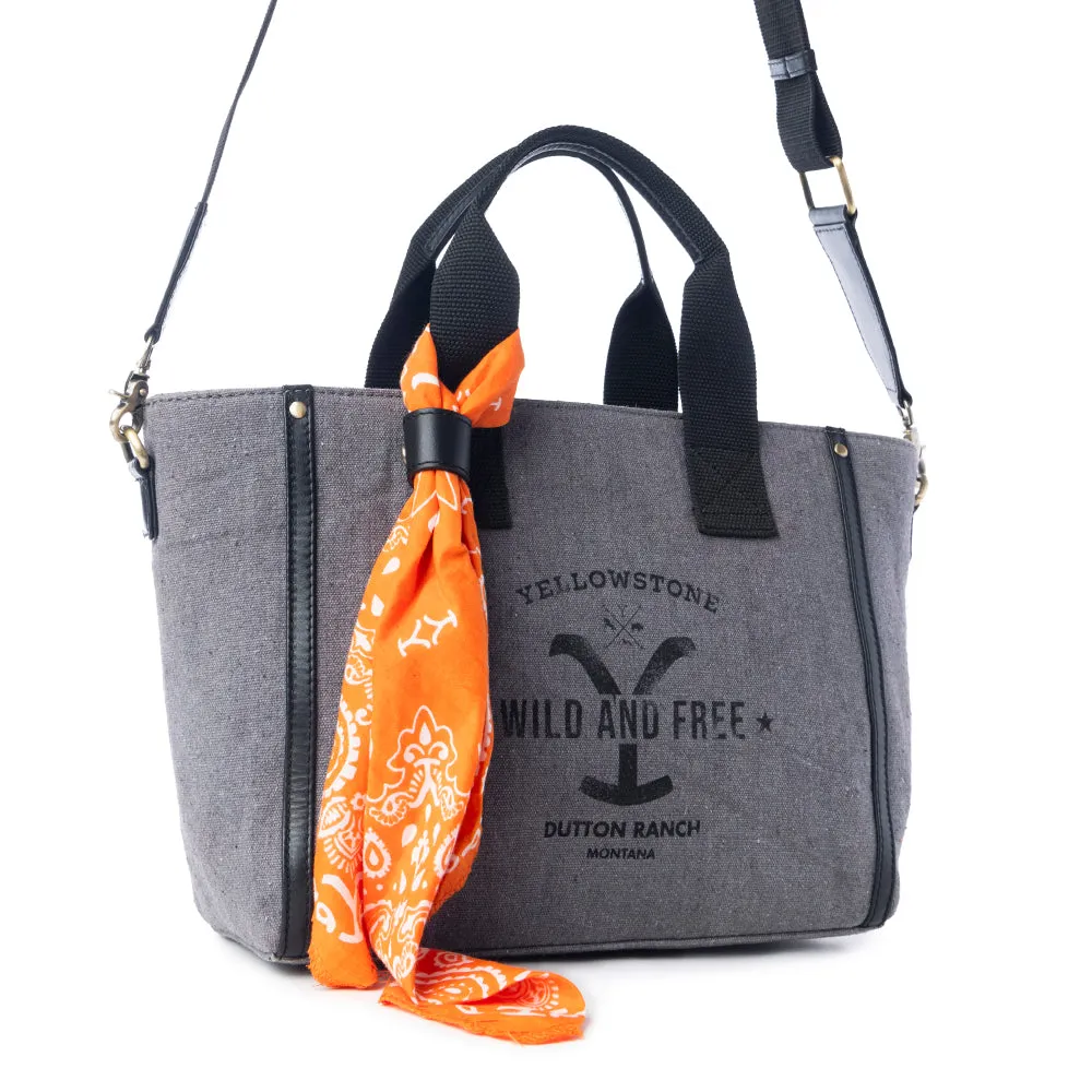 Yellowstone Echo Valley Ash Crossbody Bag with Scarf sold by Myra Bag product image thumbnail 2