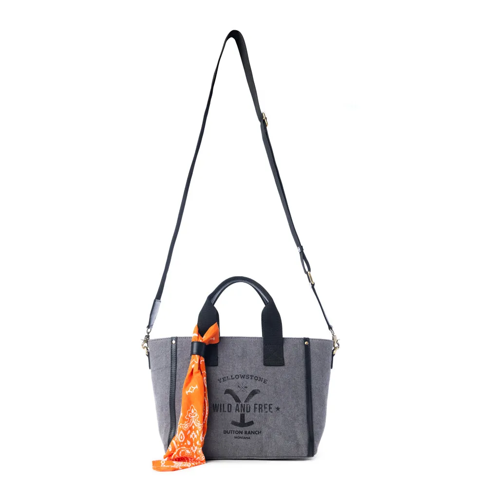 Yellowstone Echo Valley Ash Crossbody Bag with Scarf sold by Myra Bag product image thumbnail 4