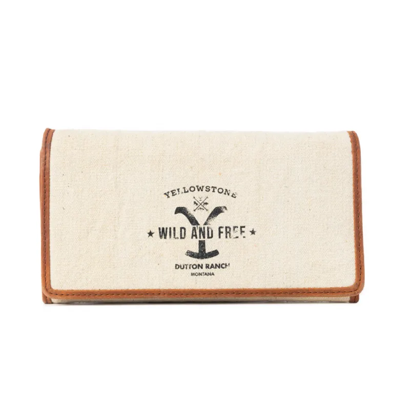 Yellowstone Roverra Ivory Sling Wallet sold by Myra Bag