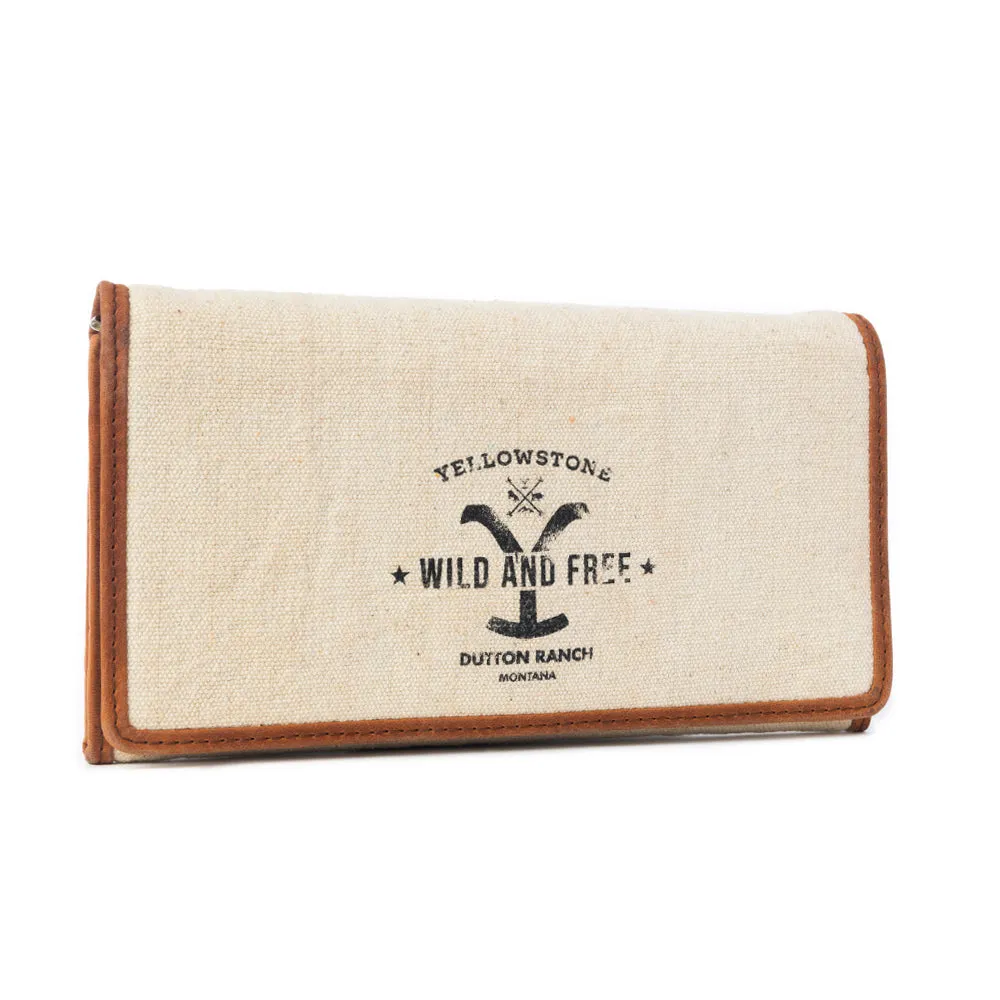 Yellowstone Roverra Ivory Sling Wallet sold by Myra Bag product image thumbnail 2