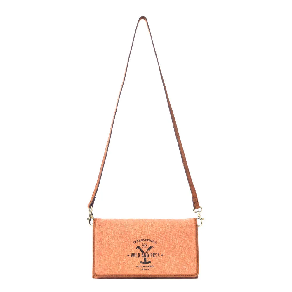 Yellowstone Roverra Amber Sling Wallet sold by Myra Bag product image thumbnail 4