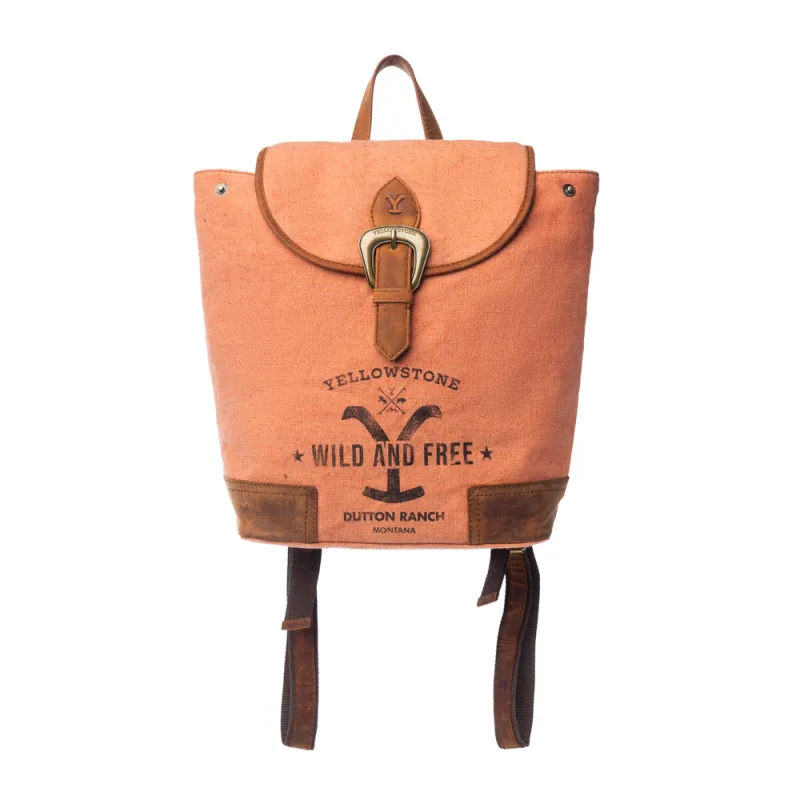 Yellowstone Paradise Valley Backpack in Amber sold by Myra Bag